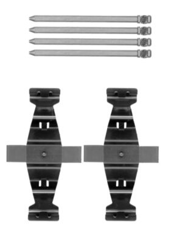 HELLA Accessory Kit, disc brake pad