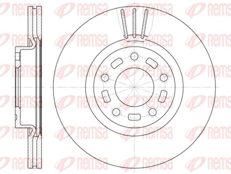 2x KAWE Brake Disc