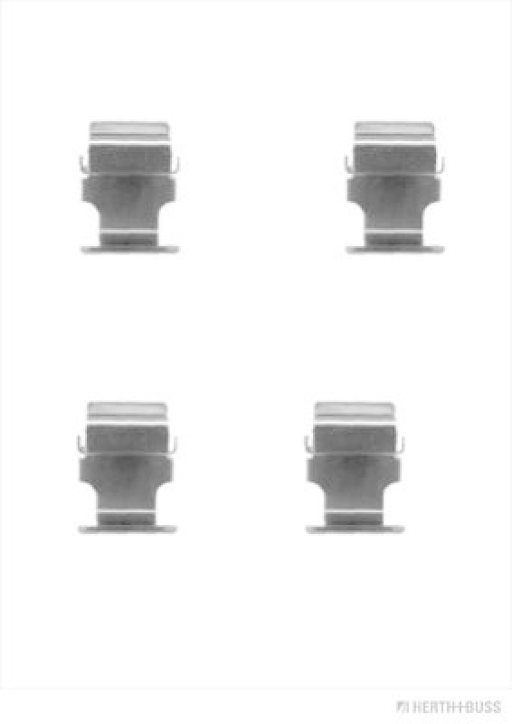 HERTH+BUSS JAKOPARTS Zubeh&ouml;rsatz, Scheibenbremsbelag