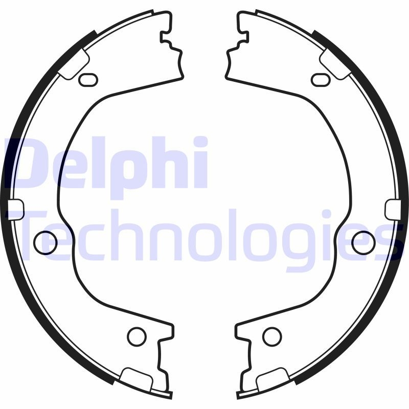 DELPHI Bremsbackensatz, Feststellbremse LS2159
