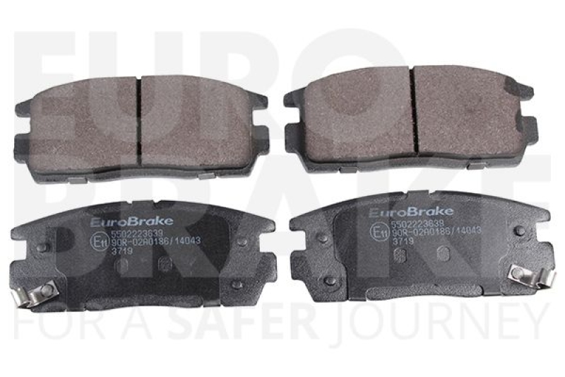 EUROBRAKE Brake Pad Set, disc brake