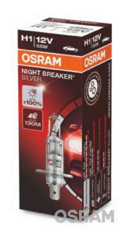 OSRAM Glühlampe, Abbiegescheinwerfer NIGHT BREAKER® SILVER