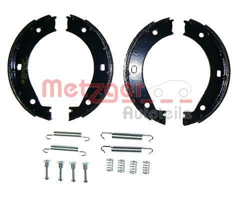 METZGER Brake Shoe Set, parking brake