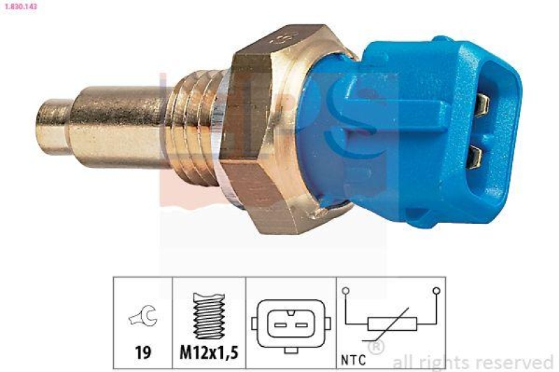 EPS Sensor, Kühlmitteltemperatur Made in Italy - OE Equivalent
