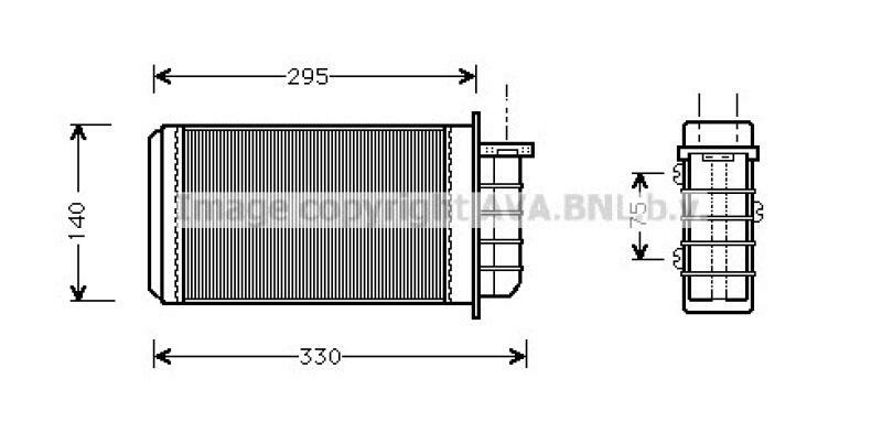 AVA QUALITY COOLING Heat Exchanger, interior heating