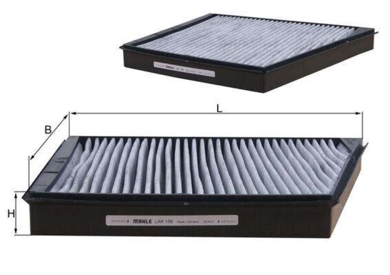 MAHLE Filter, Innenraumluft LAK 156