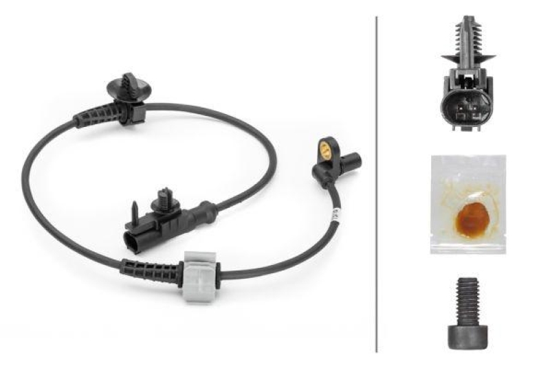 HELLA Sensor, wheel speed