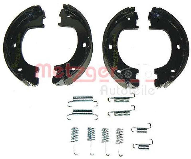 METZGER Brake Shoe Set, parking brake