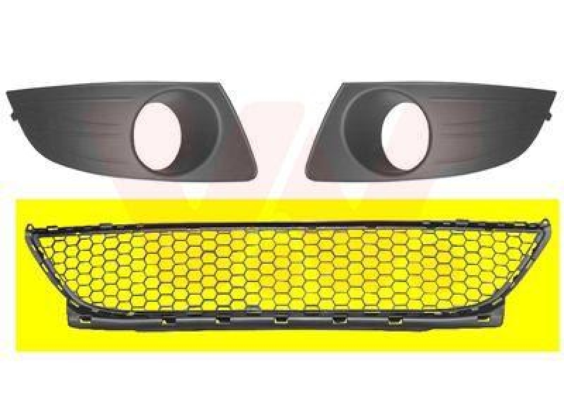 VAN WEZEL L&uuml;ftungsgitter, Sto&szlig;f&auml;nger