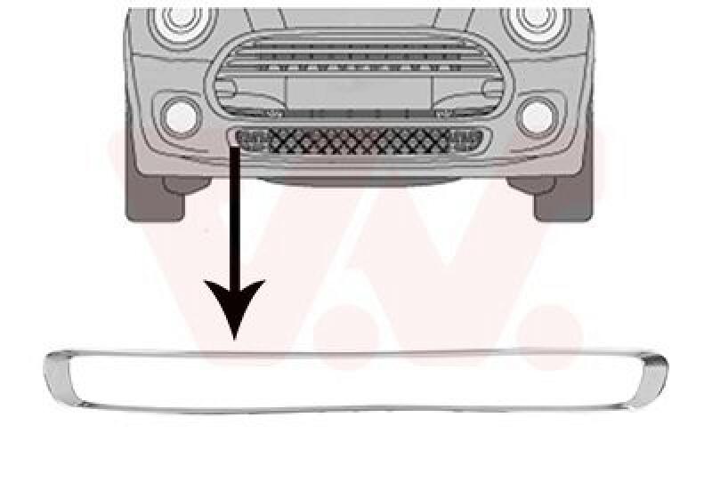 VAN WEZEL Frame, radiator grille