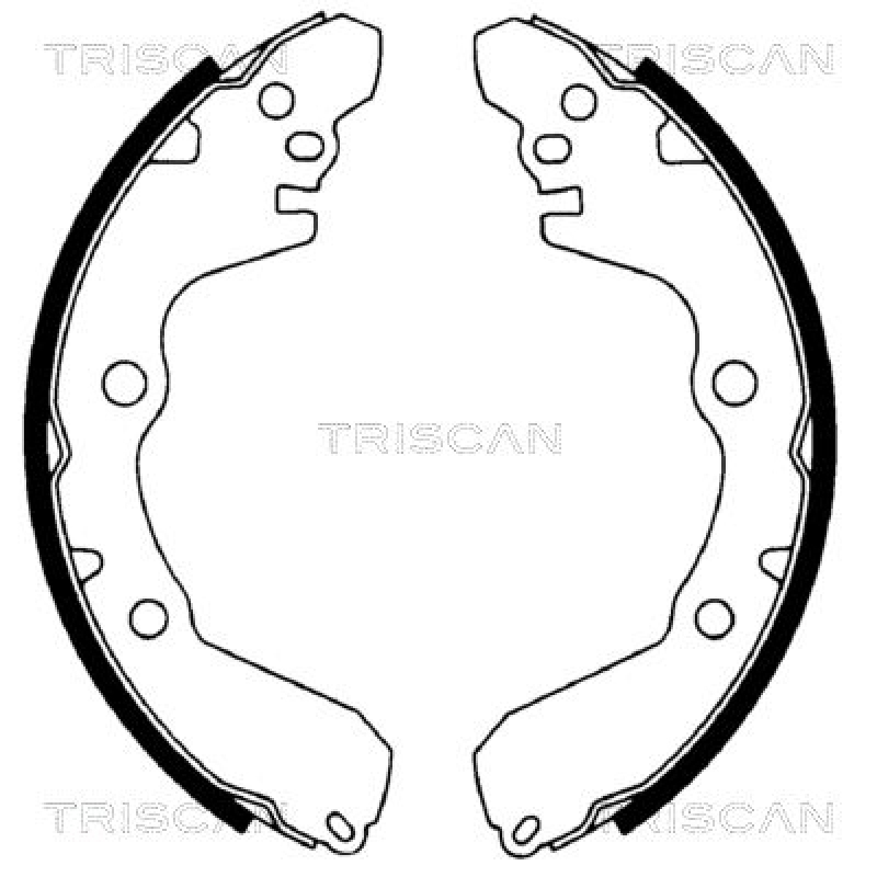 TRISCAN Bremsbackensatz