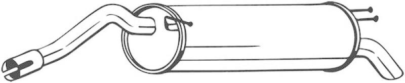 BOSAL Endschalld&auml;mpfer