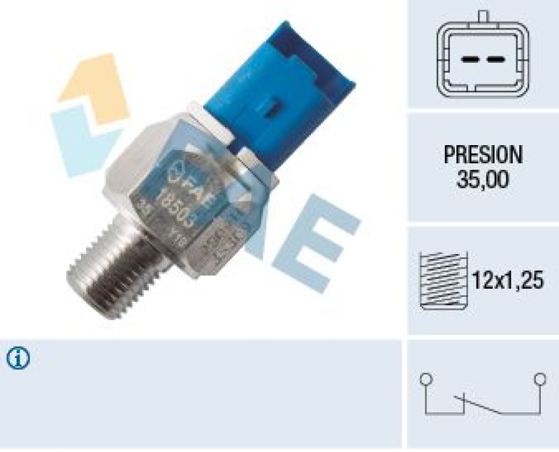 FAE Sender Unit, oil pressure