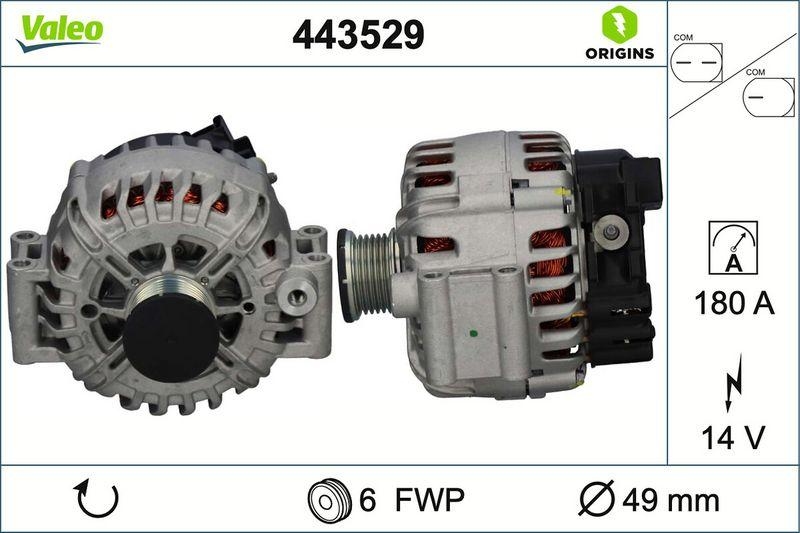 VALEO Generator VALEO ORIGINS - NEW O.E. TECHNOLOGIE
