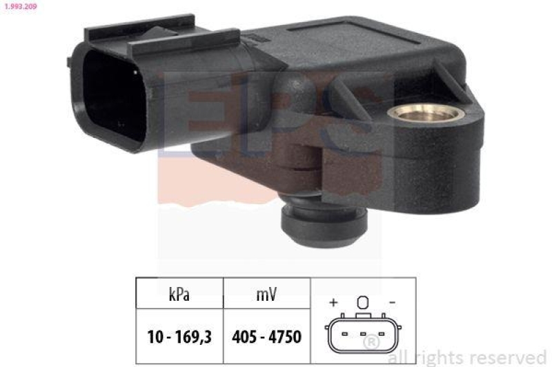 EPS Luftdrucksensor, Höhenanpassung Made in Italy - OE Equivalent