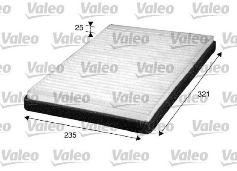 VALEO Innenraumfilter Filter Innenraumluft CLIMFILTER COMFORT