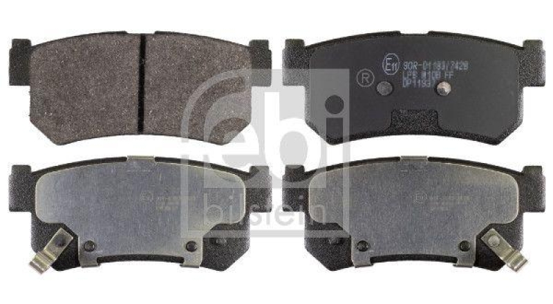 FEBI BILSTEIN Bremsbelagsatz, Scheibenbremse 170638