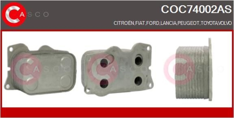 CASCO Oil Cooler, engine oil
