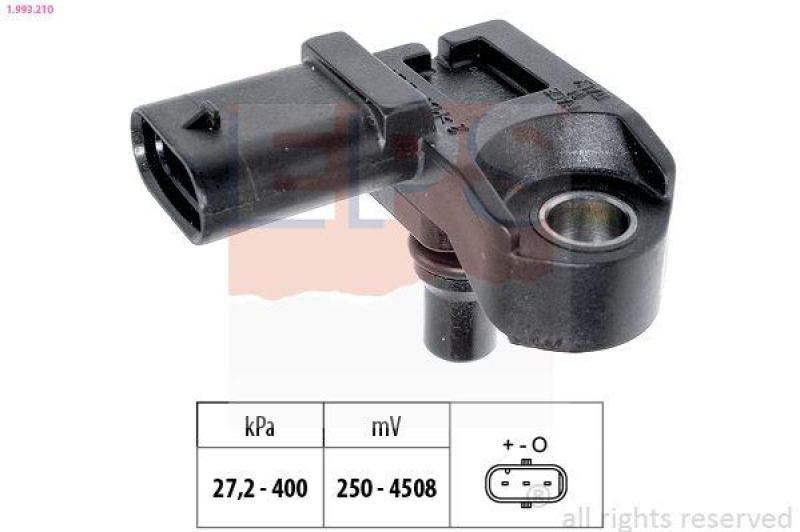 EPS Luftdrucksensor, Höhenanpassung Made in Italy - OE Equivalent
