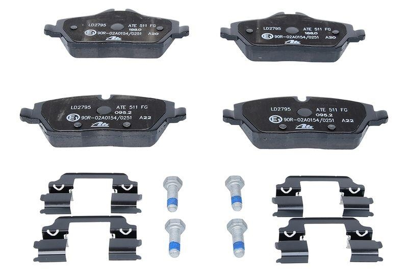 ATE Bremsscheiben 280mm + Ceramic Bremsbel&auml;ge Vorne Hinten passend f&uum...