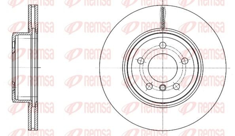 2x REMSA Brake Disc