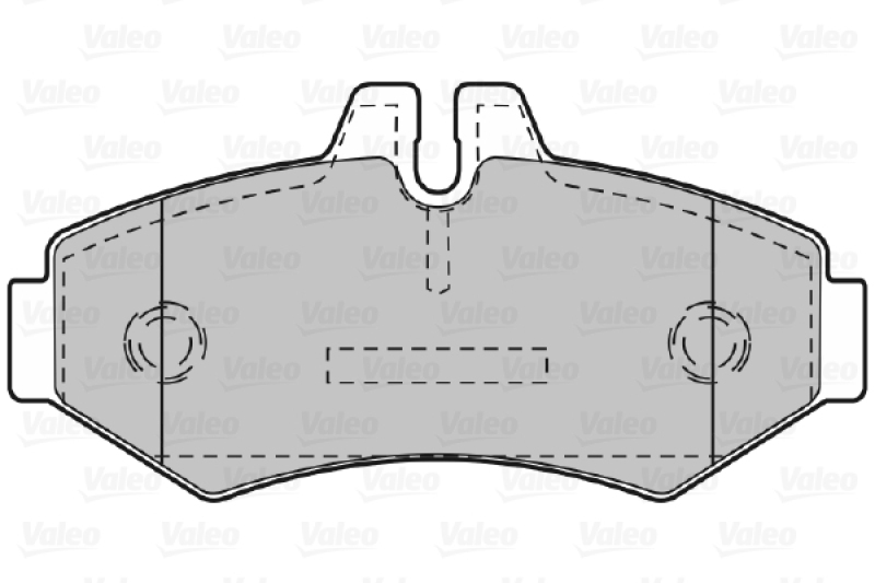 VALEO Bremsbelagsatz, Scheibenbremse 598300