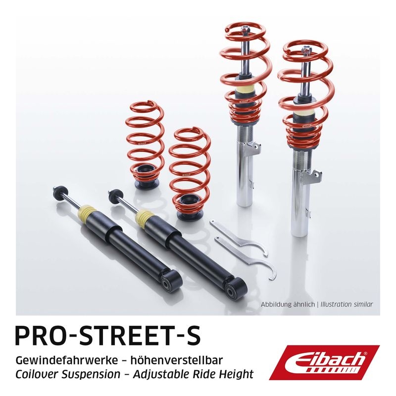 EIBACH Suspension Kit, coil springs / shock absorbers Pro-Street-S