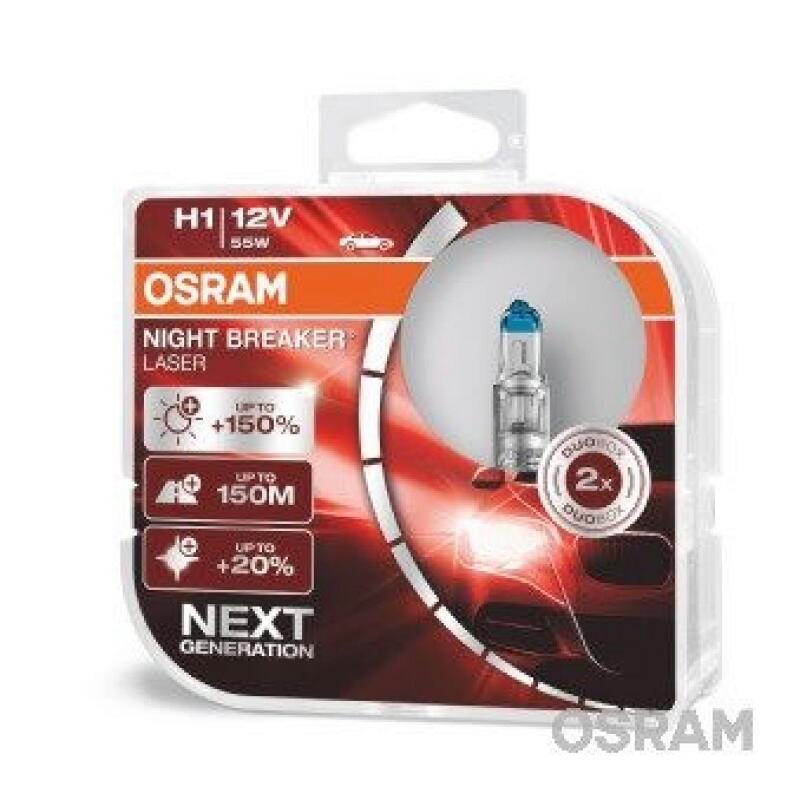 OSRAM Glühlampe, Abbiegescheinwerfer NIGHT BREAKER® LASER next generation