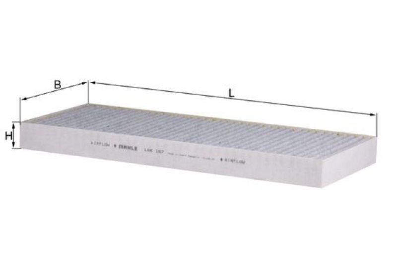 MAHLE Filter, Innenraumluft LAK 167