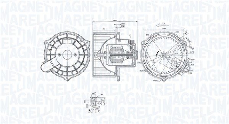 MAGNETI MARELLI Innenraumgebläse