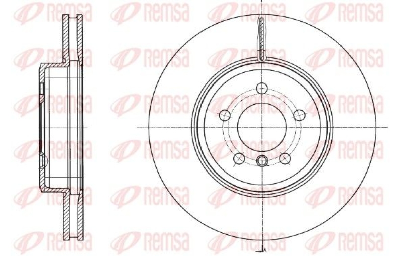 2x REMSA Brake Disc