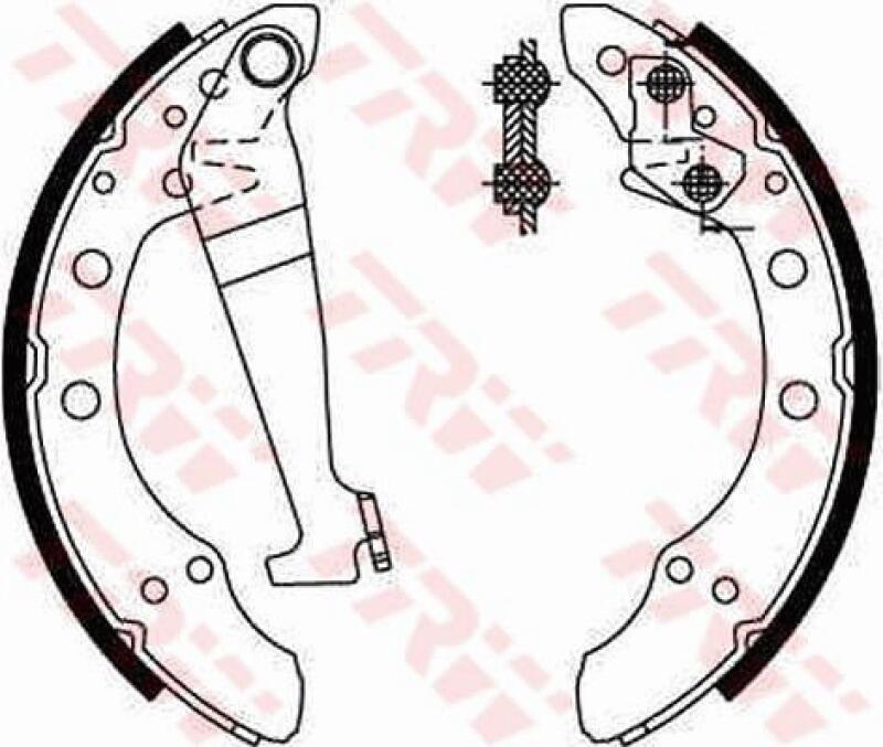 TRW Bremsbackensatz GS8092