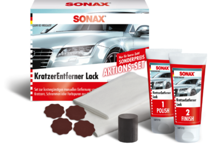 SONAX Polish Paint Scratch remover set