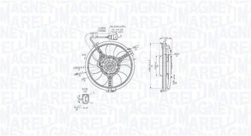 MAGNETI MARELLI L&uuml;fter, Motork&uuml;hlung 69422881010