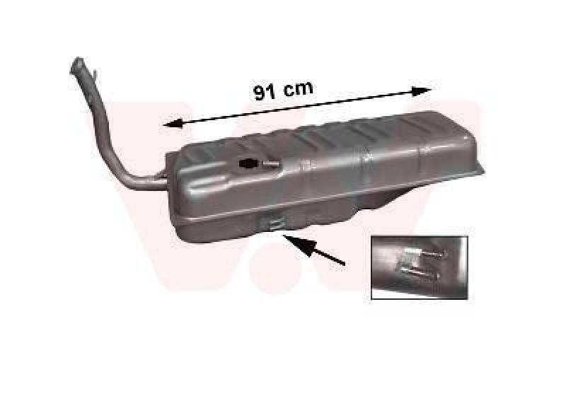 VAN WEZEL Fuel Tank