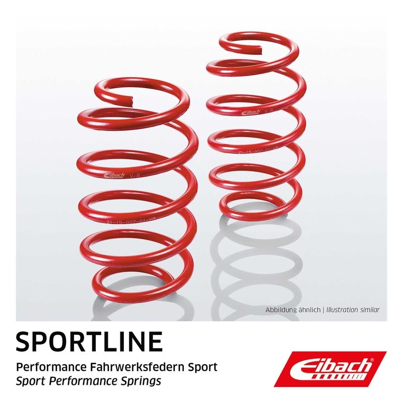 EIBACH Sportline Tieferlegungssatz passend für Peugeot 206 VA 45-50mm HA 30mm E20-70-002-01-20