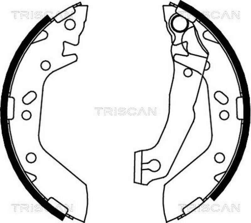 TRISCAN Bremsbackensatz 8100 43012