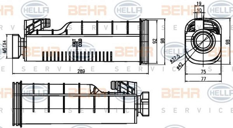 HELLA Expansion Tank, coolant