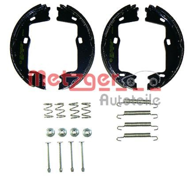 METZGER Brake Shoe Set, parking brake