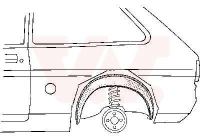 VAN WEZEL Mudguard