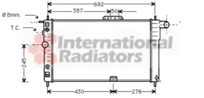 Radiator, engine cooling