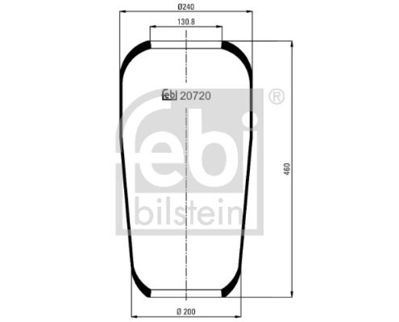 FEBI BILSTEIN Federbalg, Luftfederung