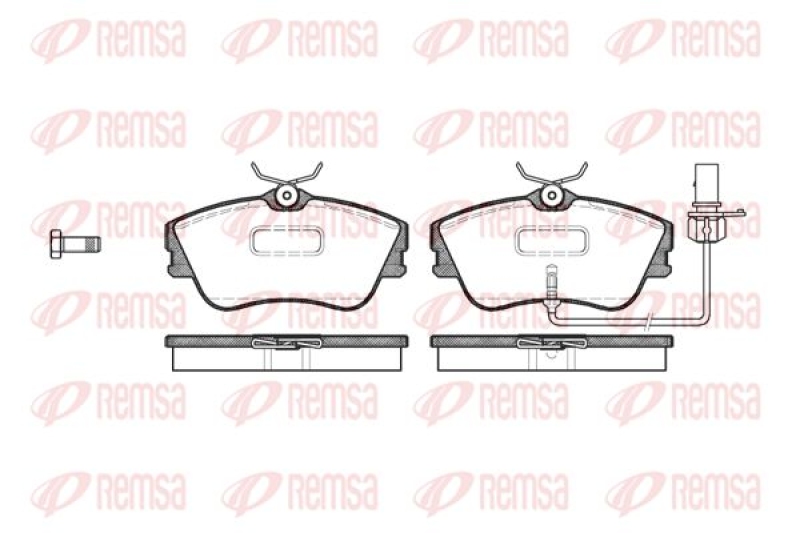 KAWE Brake Pad Set, disc brake