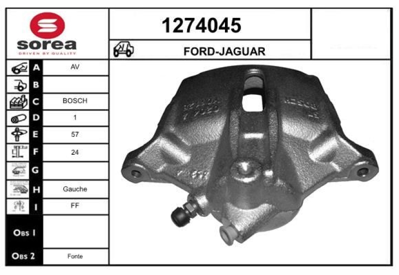 SNRA Brake Caliper
