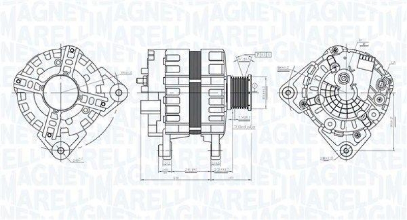 MAGNETI MARELLI Generator 63736095010