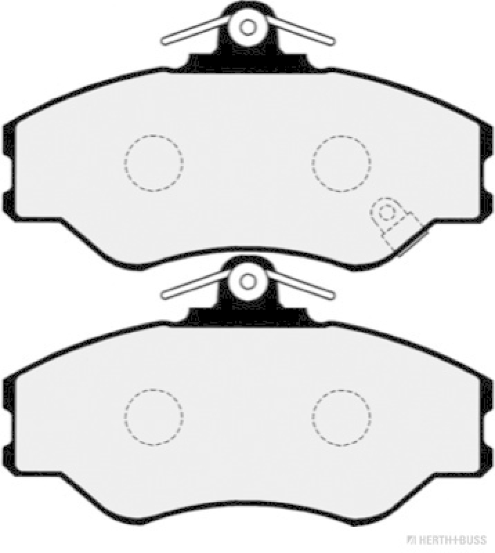 HERTH+BUSS JAKOPARTS Bremsbelagsatz, Scheibenbremse J3600513