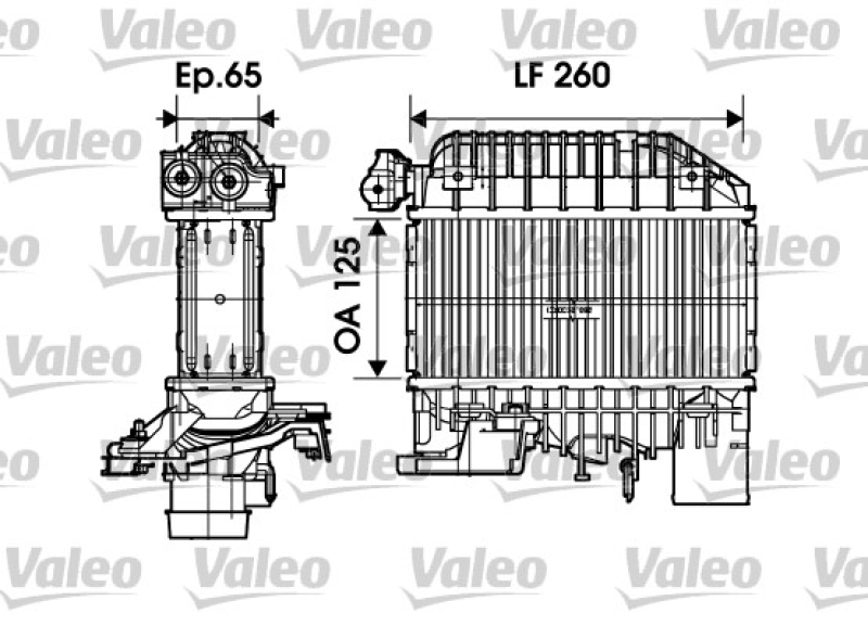 VALEO Intercooler, charger