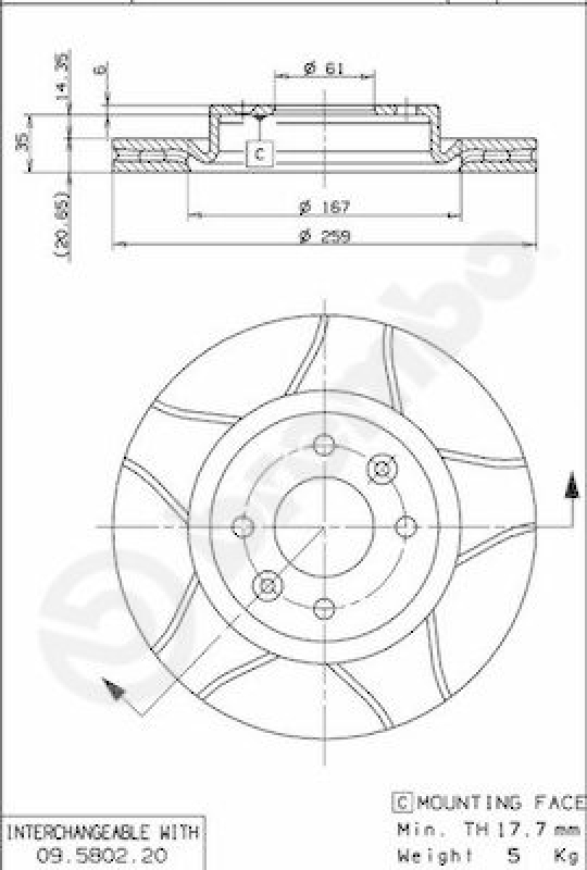 2x BREMBO Bremsscheibe XTRA LINE - Max