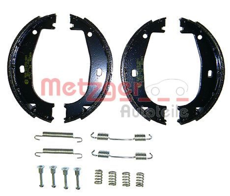 METZGER Brake Shoe Set, parking brake