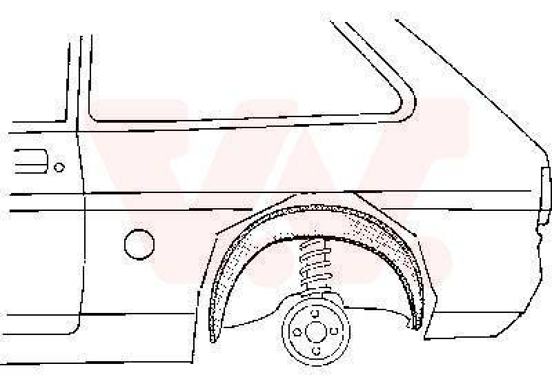 VAN WEZEL Mudguard